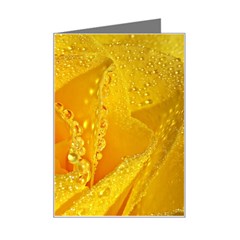 Waterdrops Mini Greeting Card by Siebenhuehner