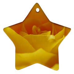 Yellow Rose Star Ornament by Siebenhuehner