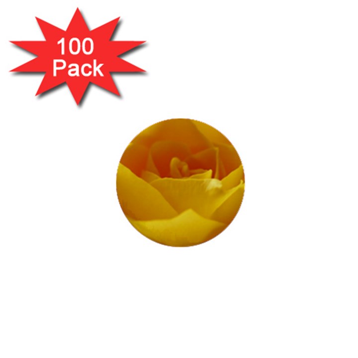 Yellow Rose 1  Mini Button (100 pack)