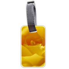 Yellow Rose Luggage Tag (two Sides) by Siebenhuehner