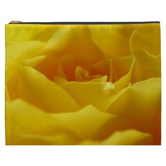 Yellow Rose Cosmetic Bag (xxxl) by Siebenhuehner