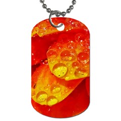 Waterdrops Dog Tag (two-sided)  by Siebenhuehner