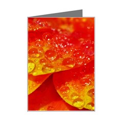 Waterdrops Mini Greeting Card by Siebenhuehner