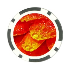 Waterdrops Poker Chip (10 Pack) by Siebenhuehner