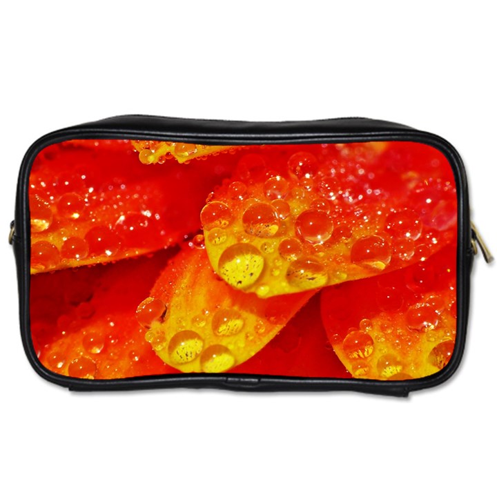 Waterdrops Travel Toiletry Bag (Two Sides)