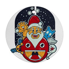 Jolly Season Round Ornament