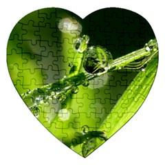 Waterdrops Jigsaw Puzzle (heart) by Siebenhuehner