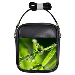 Waterdrops Girl s Sling Bag