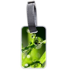 Waterdrops Luggage Tag (two Sides) by Siebenhuehner