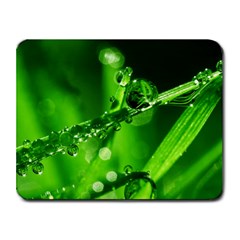 Waterdrops Small Mouse Pad (rectangle) by Siebenhuehner