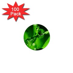 Waterdrops 1  Mini Button Magnet (100 Pack) by Siebenhuehner