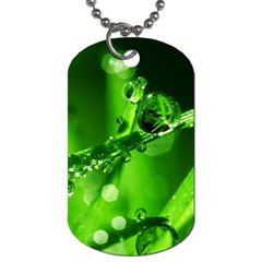 Waterdrops Dog Tag (one Sided)