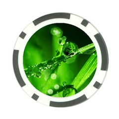 Waterdrops Poker Chip by Siebenhuehner