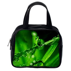 Waterdrops Classic Handbag (one Side)