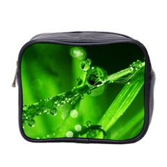 Waterdrops Mini Travel Toiletry Bag (two Sides) by Siebenhuehner