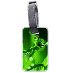 Waterdrops Luggage Tag (two Sides) by Siebenhuehner