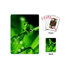 Waterdrops Playing Cards (mini) by Siebenhuehner