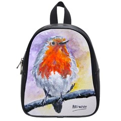 Robin Red Breast School Bag (small)