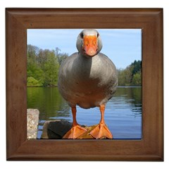 Geese Framed Ceramic Tile