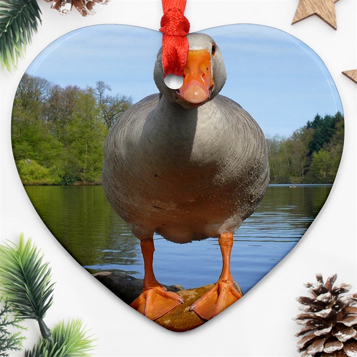 Geese Heart Ornament