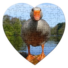 Geese Jigsaw Puzzle (heart) by Siebenhuehner