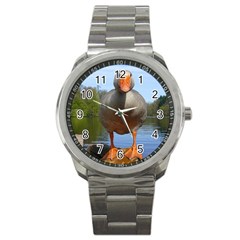 Geese Sport Metal Watch by Siebenhuehner