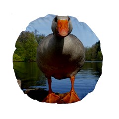 Geese 15  Premium Round Cushion 