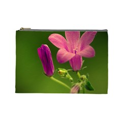 Campanula Close Up Cosmetic Bag (large) by Siebenhuehner