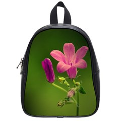 Campanula Close Up School Bag (small) by Siebenhuehner