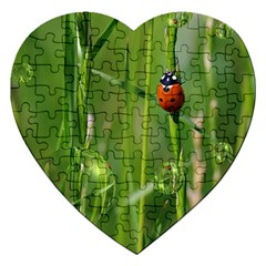 Ladybird Jigsaw Puzzle (heart)