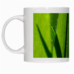 Grass White Coffee Mug by Siebenhuehner