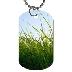 Grass Dog Tag (one Sided)