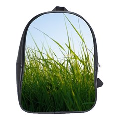 Grass School Bag (large) by Siebenhuehner