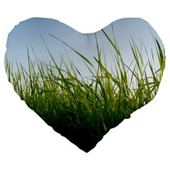 Grass 19  Premium Heart Shape Cushion