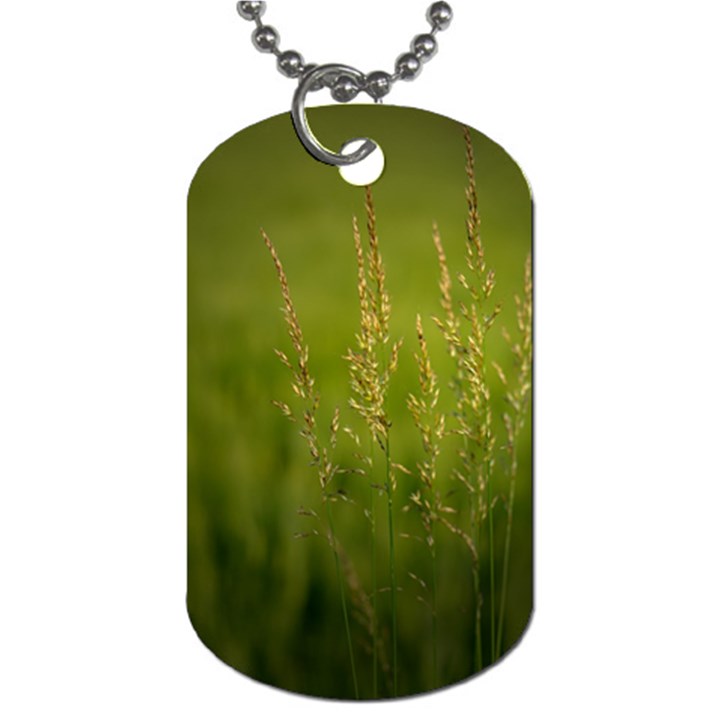 Grass Dog Tag (One Sided)