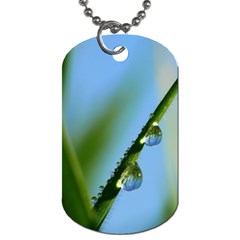 Waterdrops Dog Tag (one Sided)