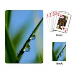 Waterdrops Playing Cards Single Design Back