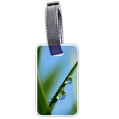 Waterdrops Luggage Tag (one Side)