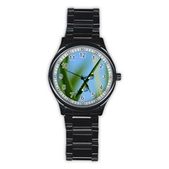 Waterdrops Sport Metal Watch (black)