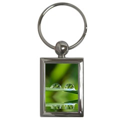 Waterdrops Key Chain (rectangle) by Siebenhuehner