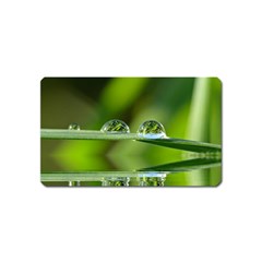 Waterdrops Magnet (name Card) by Siebenhuehner