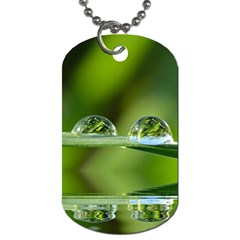 Waterdrops Dog Tag (one Sided)