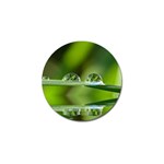 Waterdrops Golf Ball Marker Front