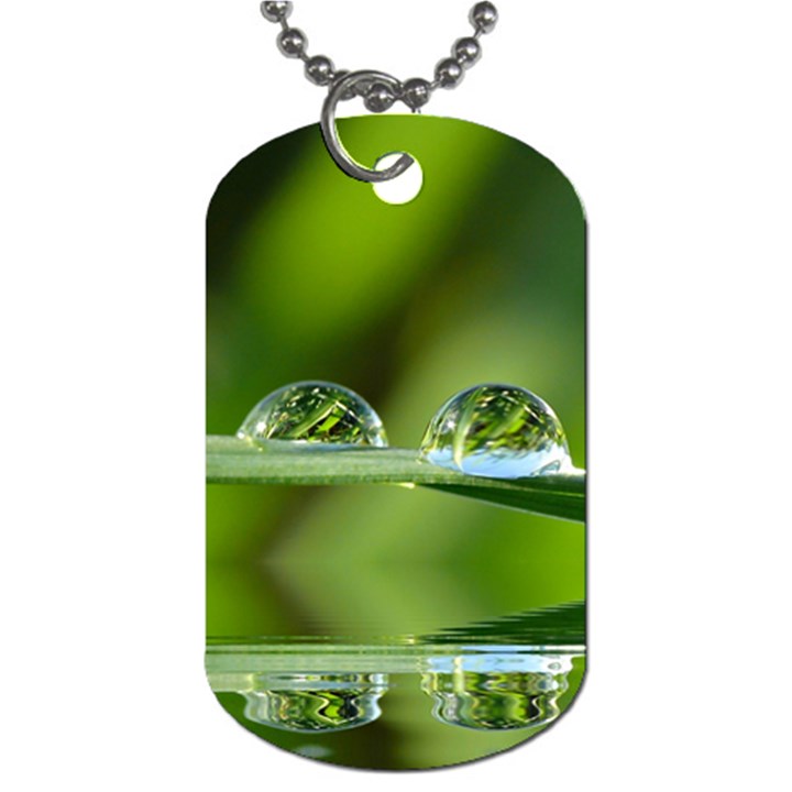 Waterdrops Dog Tag (Two-sided) 