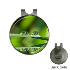 Waterdrops Hat Clip With Golf Ball Marker by Siebenhuehner