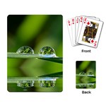 Waterdrops Playing Cards Single Design Back