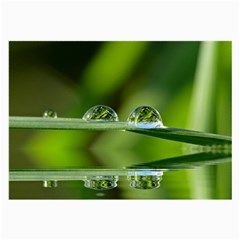 Waterdrops Glasses Cloth (large, Two Sided) by Siebenhuehner