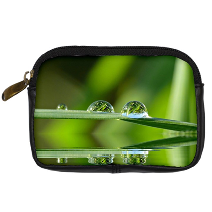 Waterdrops Digital Camera Leather Case