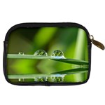 Waterdrops Digital Camera Leather Case Back