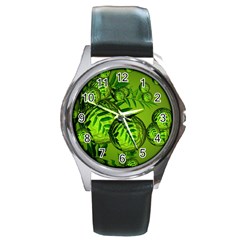 Magic Balls Round Metal Watch (silver Rim)